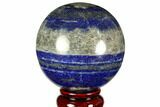 Polished Lapis Lazuli Sphere - Pakistan #149365-1